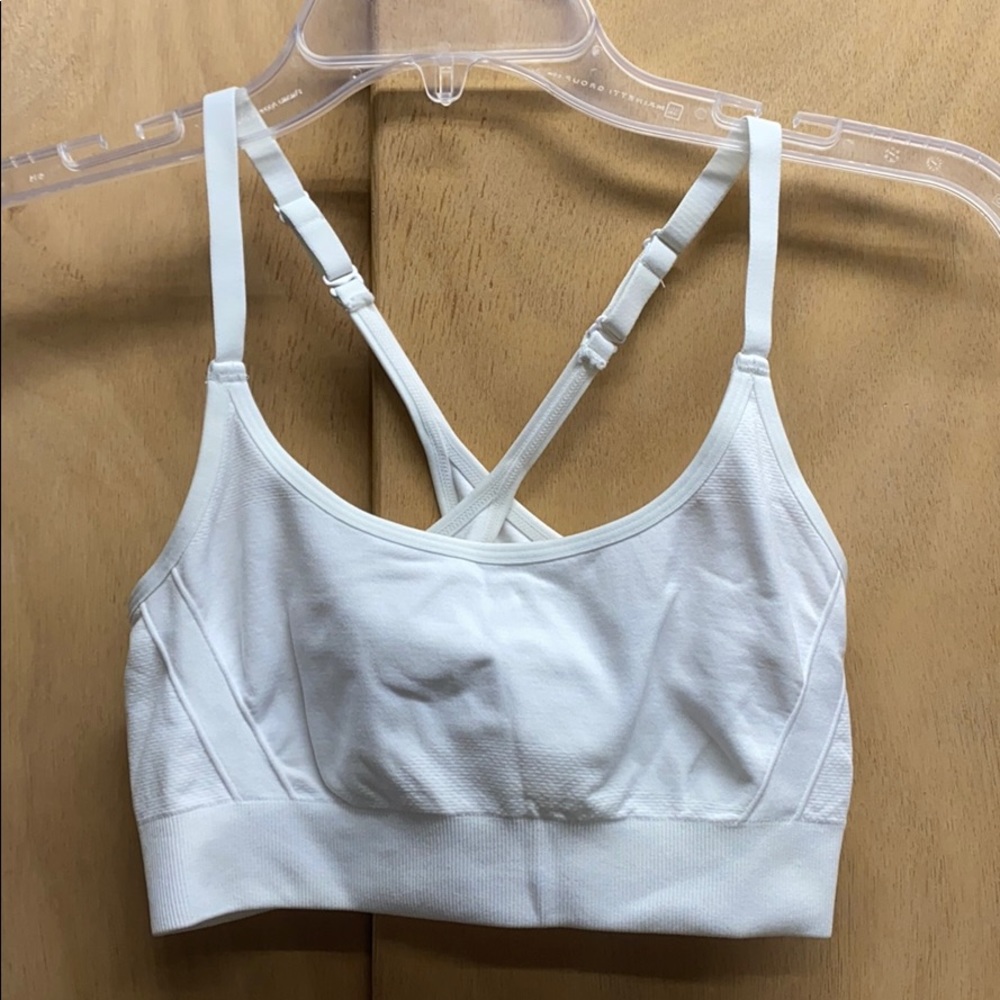 Under Armour White Sports Bra
